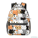 Anime Neko Atsume Naiste Seljakott Multikas Mochila T&uuml;drukutele Poistele Reisiseljakott Armsa Kassitr&uuml;kiga &Otilde;lakott Teismelistele gray