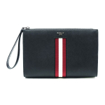 Bally Klassikaline Moodne T&otilde;mblukuga Nahast Sidur Meeste sidur Must Punane Valge 6302464 Basic Set (Bag+Dust Bag)
