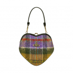 Vivienne Westwood Belle Raam Saturni Logo S&uuml;damekujuline Kott Naiste K&auml;ekotid Lilla Mitmev&auml;rviline 4B01000CWW00ZNJ201 Basic Set (Bag+Dust Bag)