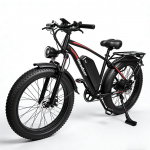 Headeer BD2640 Elektrijalgratas 48V 18Ah Akuga, 26 x4.0, Shimano 7-k&auml;iguline must