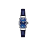 TISSOT Porto Kollektsioon Kvartsmehhanism 30m Veekindlus Naiste K&auml;ekell 28mm 22*28mm Sinine Ketas T128.109.16.042.00 Blue Dial blue