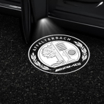 2 tk HD Auto Tervitusukse Valgustid Mercedes Benz E-klassile C-klassile A-klassile B-klassile GLB GLC GLE Amg LOGO Projektorlamp Auto Dekor 2PCS white