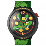 Swatch SHENRON X SWATCH BIG BOLD SB01Z102 Roheline kell [Swatch] must