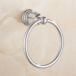 Tuqiu Kuldne R&auml;tikuhoidja Seinale Paigaldatav Kroomitud R&auml;tikuhoidja Vannituppa Messingist Kristalliga R&auml;tikuriba Siin R&auml;tikuhoidja