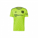 adidas Meeste Manchester United 22/23 Kolmas Jalgpallis&auml;rk Semi Solar Slime HE2981 XL
