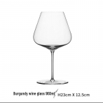 Shangqi Premium Kristallist Burgundia Veiniklaasid, 960ml (Komplektis 2)