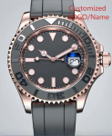 A11 Pood Kohandatud Kell 41mm Spordi Meeste Automaatne Mehaaniline Kell 904L Roostevaba Teras Must Sinine Keraamika black