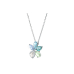 Swarovski Sunny Viiev&auml;rviline Lillekaelakee Naiste kaelakee Mitmev&auml;rviline 5518414 Silver