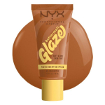 NYX Professional Makeup Buttermelt Glaze Tint, Fond de teint SPF30 jusqu'&agrave; 12h de tenue, Chai Butta