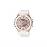 Casio BABY-G Seeria Moodne Klassikaline Spordikell Veekindel Kvartsmehhanism Vaikrihm Jaapani ja Korea Kell Naistele;s Kell Valge sihverplaat MSG-400G-7A valge