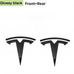 2 tk Tsingisulamist auto esikatte embleemi kleebise disain Asendus Tesla Model 3 Y autole Tagumine pagasiruumi embleemi tarvik Model Y