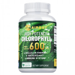 AIRBOY Klorof&uuml;llikapslid 600 mg, looduslik klorof&uuml;llilisand, sobib nii meestele kui naistele, k&otilde;rge biosaadavusega. 120*1