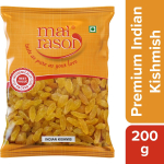 MAI RASOI India rosinad Kishmish 200g Pakk 1 Premium kuivatatud puuvili Looduslikult magus Tervislik suupiste K&uuml;psetamine Magustoit Kaunistus