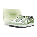 Nike Dunk Black Panda, Green Jade Bamboo Shadow, Couple's, National Style And Trend Low top Skateboard Shoes Women's CW1590-100(Team1655-S-BOX) 37.5 beige