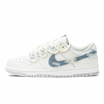 Nike Dunk Libisemisvastased ja Hingavad Madalad Lauatennisikingad Unisex Beež Valge Sinine DD1503-103(Team289-) 44