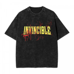 Koomiksikangelane Invincible Mark Grayson Pesemistee S&auml;rk Meestele Naistele Suvine Puuvillane YK R&otilde;ivad Vintage Mood &Uuml;mmargune Kael L&uuml;hikeste Varrukatega T-s&auml;rk L