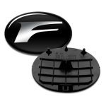 F Sport Embleem Kleebis Esiosa Embleem Tagumine Pagasiruum Rooliratta Keskosa Lexus CT200 ES200 ES300 GS300 IS250 GX470 RX400 jaoks black