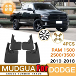 Dodge Ram 1500 2500 3500 2009-2018 jaoks 4 tk T&auml;iesti uued poritiivad Porikaitse Mudaplaadid Poritiiva Auto Kujundus Auto Tarvikud