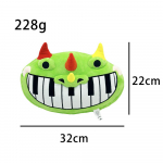 uus Pianosaurus Pl&uuml;&uuml;s Interaktiivne Muusikaline Klaver Dinosaurus M&auml;nguasi Pianosaurus Pl&uuml;&uuml;s Roheline Dinosaurus T&auml;idisega Nukk Anime Armsad M&auml;nguasjad 33cm