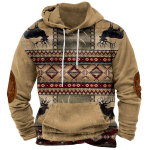 Klassikaline meeste kapuuts Vintage Harajuku mustriga &uuml;lisuur meeste r&otilde;ivad vabaaja topid T&auml;nava kampsun meestele Pullover meeste kapuuts L black