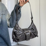 Vintage Naiste Kott Hobo Kott Babes K&auml;ealune Kott tumehall v&auml;rv