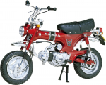 Tamiya mootorrataste seeria Dax Honda ST70 plastmassmudeli komplekt 16002 1/6 Nr. 2