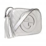 Gucci Blondie Double G logo v&auml;limise &otilde;mbluse tutiga lukuga lambanahast ristkeha &otilde;lakott V&auml;ike Naiste H&otilde;bedane h&otilde;be