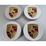 4 tk Porsche veljekatteid - 76 mm - H&otilde;bedased