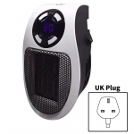 K&auml;ep&auml;rane k&uuml;ttekeha Kompaktne elektriline ruumisoojendaja puldiga Ideaalne kodukontorisse UK Plug