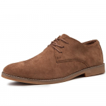 Meeste 2025 S&uuml;gis Suede Nahast Brogue Kingad Terava Ninaga Oxford Kingad Briti Retro Stiilis Hingavad Mugavad Vabaaja Ametlikud Kingad 39 pruun