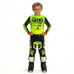 motokrossi laste komplekt MX s&auml;rk ja p&uuml;ksid lastele laste Komplekt sinine Krossi bike MTB DH UTV Enduro varustuskombo Off-road noorte v&otilde;idus&otilde;idukost&uuml;&uuml;m YS-20 (15-19KG) roheline