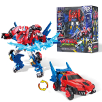 Quantum Heroes Dinoster 2-IN-1 Stego Blast Wing Muundub autost robotiks Tegevuskuju Anime Deformatsioon Laste M&auml;nguasjad Kingitus
