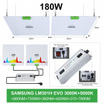LM301H EVO 180W 85W H&auml;mardatav T&auml;isspekter Alumiinium LED Kasvav Valgusti Siseruumide Taimedele Veg &Otilde;itsemine Kasvuhoone H&uuml;dropoonika 85
