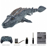 Kaugjuhtimispuldiga Mosasaurus Veealune M&auml;nguasi 2.4GHz Elektriline Akvaariumi Kaugjuhtimispuldiga M&auml;nguasi V&auml;litingimustes Poistele Laste Basseini Veem&auml;nguasi must