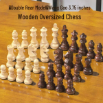 3,75 t&auml;ispuidust Stauntoni malendid - suur, rahvusvahelise standardi v&otilde;istluskomplekt 34 pieces, double queen black
