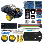 LAFVIN Nutika Robootika Auto Komplekt Arduino jaoks 2WD Robootika Komplekt STEM / Graafiline Robootika Auto Stardikomplekt &Otilde;petusega