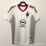 Vintage s&auml;rk 0203 Serie A Meistrite Liiga AC Milan jalgpallis&auml;rk Shevchenko Pirlo Inzagika s&auml;rk S valge