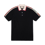 GUCCI Polos&auml;rk Meeste Must Polokrae M&otilde;&otilde;dukas 500972-X9M38-1106 S must