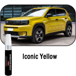 Autov&auml;rvi paranduspliiats Fiat Grande Panda jaoks Touch-Up pliiats V&auml;rvikriimude eemaldaja Autov&auml;rvi hooldustarvikud Touchup Paint2 Iconic yellow yellow