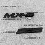 Mazda MX5 l&auml;ikiv must ABS Esiv&otilde;re Embleem Tagaluugi M&auml;rk t&auml;hed Kleebis Mazda MX-5 Miata NC ND Logo Tarvikud MX5 ND