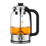 Automaatne teekann aurupihustiga elektriline veekeetja k&otilde;rgetemperatuurikindlast klaasist keetmiseks keetmiseks 2l new tea maker with 316 stainless steel