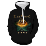 Elden Ring 3D Prindiga Huppar - Meeste Mitmek&uuml;lgne Kevad/S&uuml;gis Jakk 5XL black