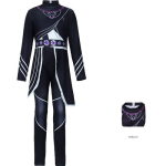 Kpop Demon Hunters Rumi Zoey Mira Kost&uuml;&uuml;m Piimasiidist Kangaga T&auml;iskasvanutele Cosplay &Uuml;ritusteks Rumi,160 black
