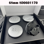 4 tk 60mm 61mm 68mm 69mm Auto Ujuv Disain Ratta Keskkate Rummu Katted Embleem Audi A3 A4 A5 A6 A7 A8 S4 jaoks Autotarvikud