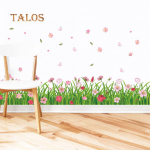 Lillekunsti kleebised Seinakleebised Eemaldatav kodukaunistus elutoa dekoratiivtarvikute jaoks