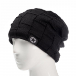 Unisex fliisvoodriga nokam&uuml;ts Koo villane soe talvem&uuml;ts Paks pehme veniv m&uuml;ts meestele ja naistele 55cm-62cm must