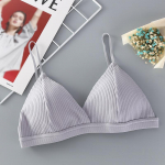 French Triangle Cup Sexy Thread puuvillane rinnahoidja aluspesu naiste suverinnahoidjad &otilde;mblusteta bralette