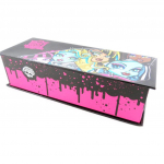 Monster High [J4373] - Vide poches / plumier 'Monster High' noir rose Heleroosa