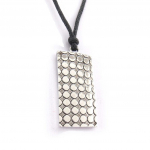 Les Tr&eacute;sors De Lily [J8984] - Collier 'Kilimanjaro' argent&eacute; noir h&otilde;be