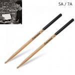 1 paar p&auml;hklipuust trummipulgad 5A 7A muusikab&auml;nd Jazz trummipulgad Professionaalne instrument 5A